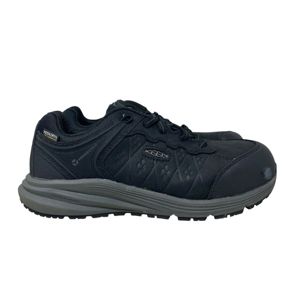 Keen Vista Energy Mens 7D Black Carbon Toe Waterproof SR EH Work‎ Sneakers